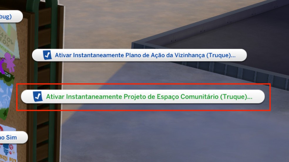 Use o macete para transformar um espaço em Jardim Comunitário, Mercado ou Espaço de Criação em The Sims 4: Vida Sustentável — Foto: Reprodução/Tais Carvalho