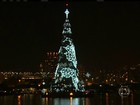 Tradicional árvore de Natal da Lagoa é inaugurada no Rio de Janeiro