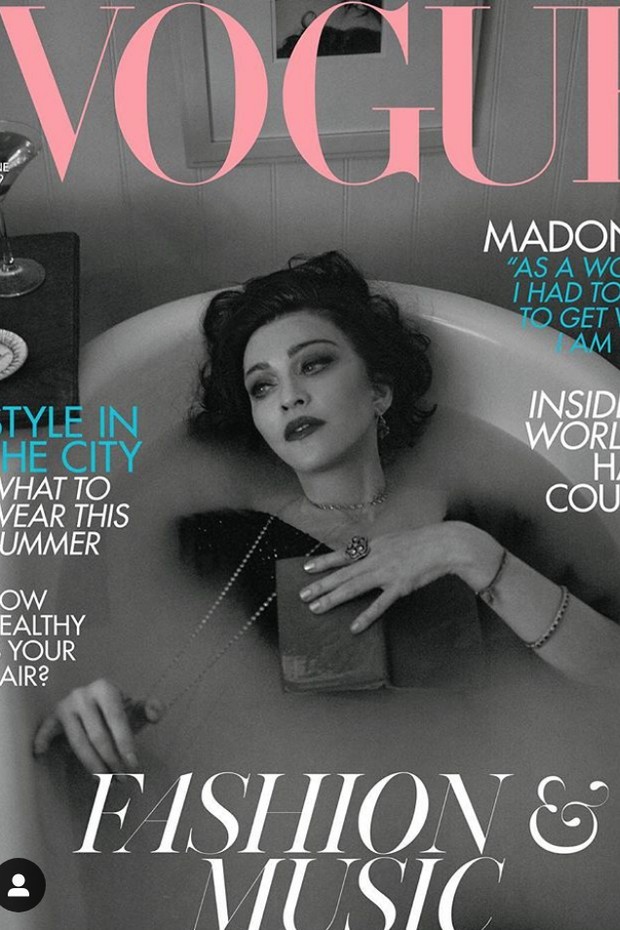 Madonna estrela capa da Vogue UK e diz que quer atingir os mais jovens com novo álbum (Foto: Reprodução/Instagram)