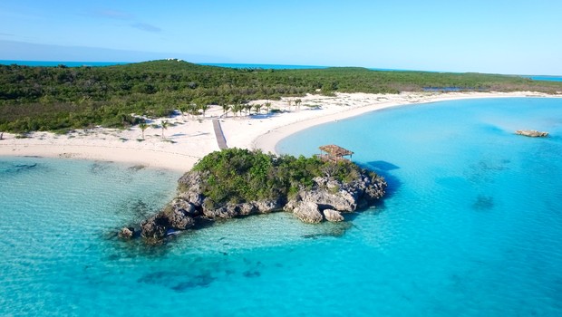 Blue Island, nas Bahamas (Foto: Private Island)