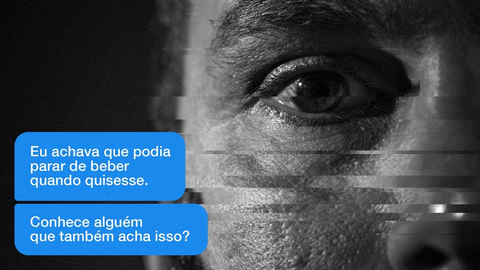 Campanha para receber mensagens pelo Facebook começou nesta semana — Foto: Alcoólicos Anônimos / Divulgação