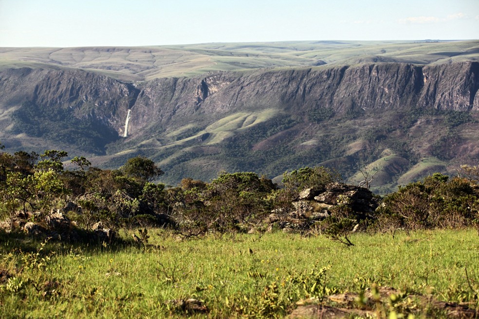 Serra da Canastra, em Minas Gerais. — Foto: Acervo Parque Nacional da Serra da Canastra/Icmbio 