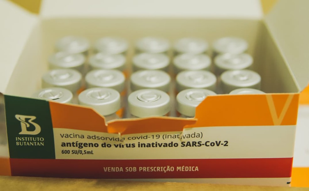  Imunizante da Coronavac  — Foto: Divulgação/Sesapi