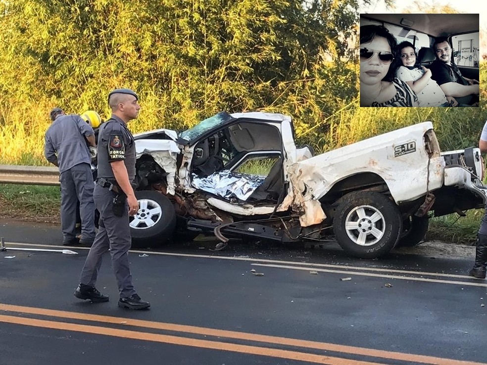 Família morreu após caminhão atingir caminhonete em rodovia  — Foto: Arquivo Pessoal 