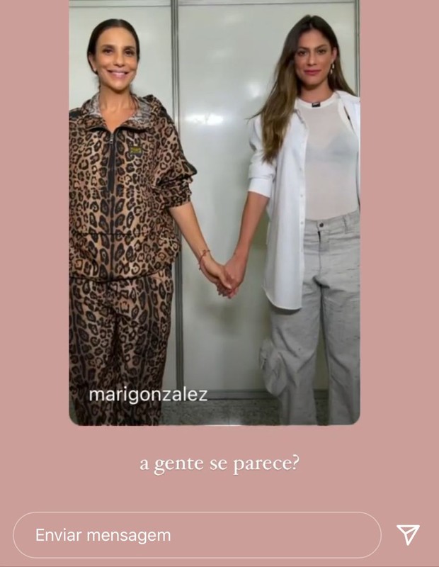 Ivete Sangalo e Mari Gonzalez (Foto: Reprodução/Instagram)