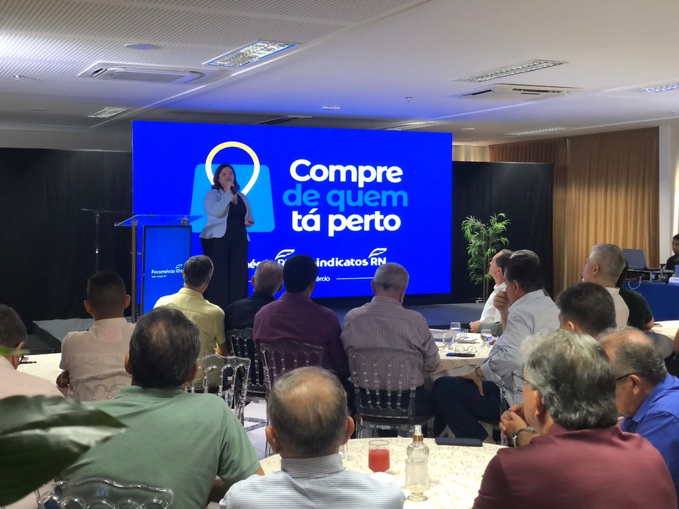 Fecomércio RN lança campanha de valorização do comércio local — Foto: Vinicius Marinho/Inter TV Cabugi
