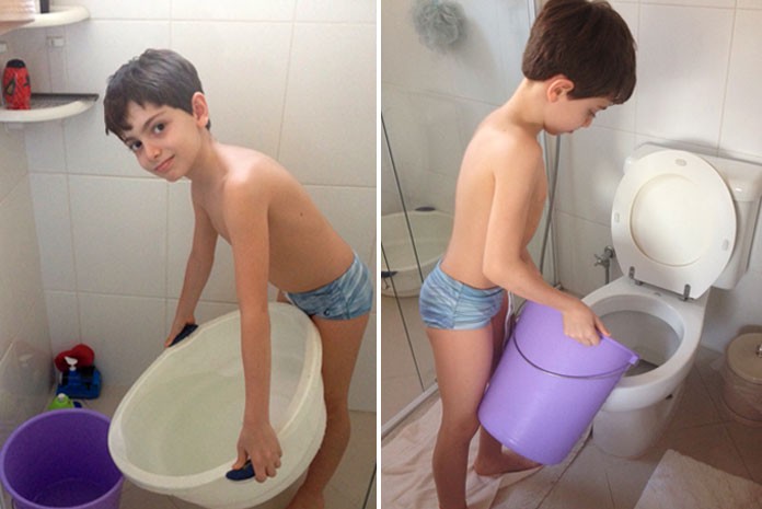 Dica de garoto de 8 anos faz prédio reduzir consumo de água pela 1ª vez no ano em São Paulo