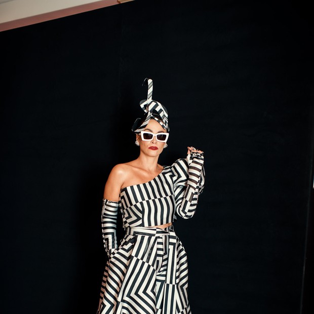 Suzi Pires no Baile da Vogue 2020 (Foto: Leca Novo)