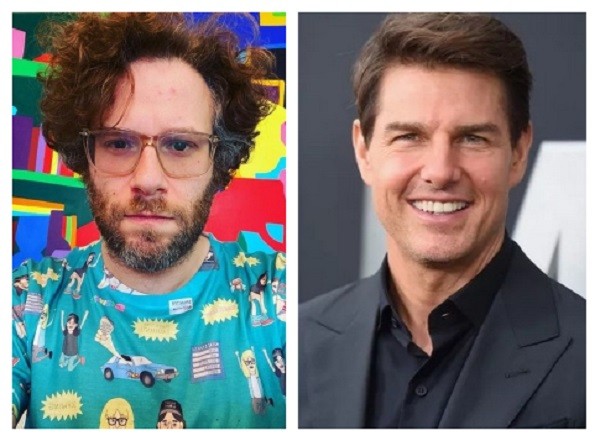 Seth Rogen e Tom Cruise (Foto: Instagram/Getty Images)