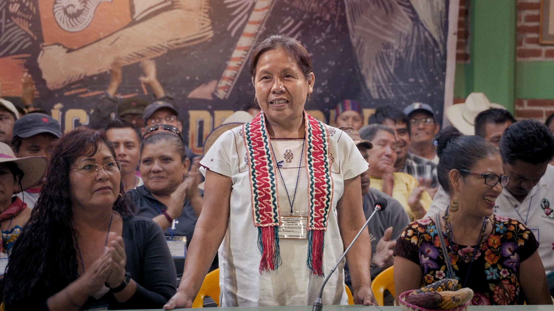 Maria de Jesús Patricio,  primeira indígena a se candidatar à presidência do México, protagoniza o documentário The Spokeswoman (Foto: Divulgação)