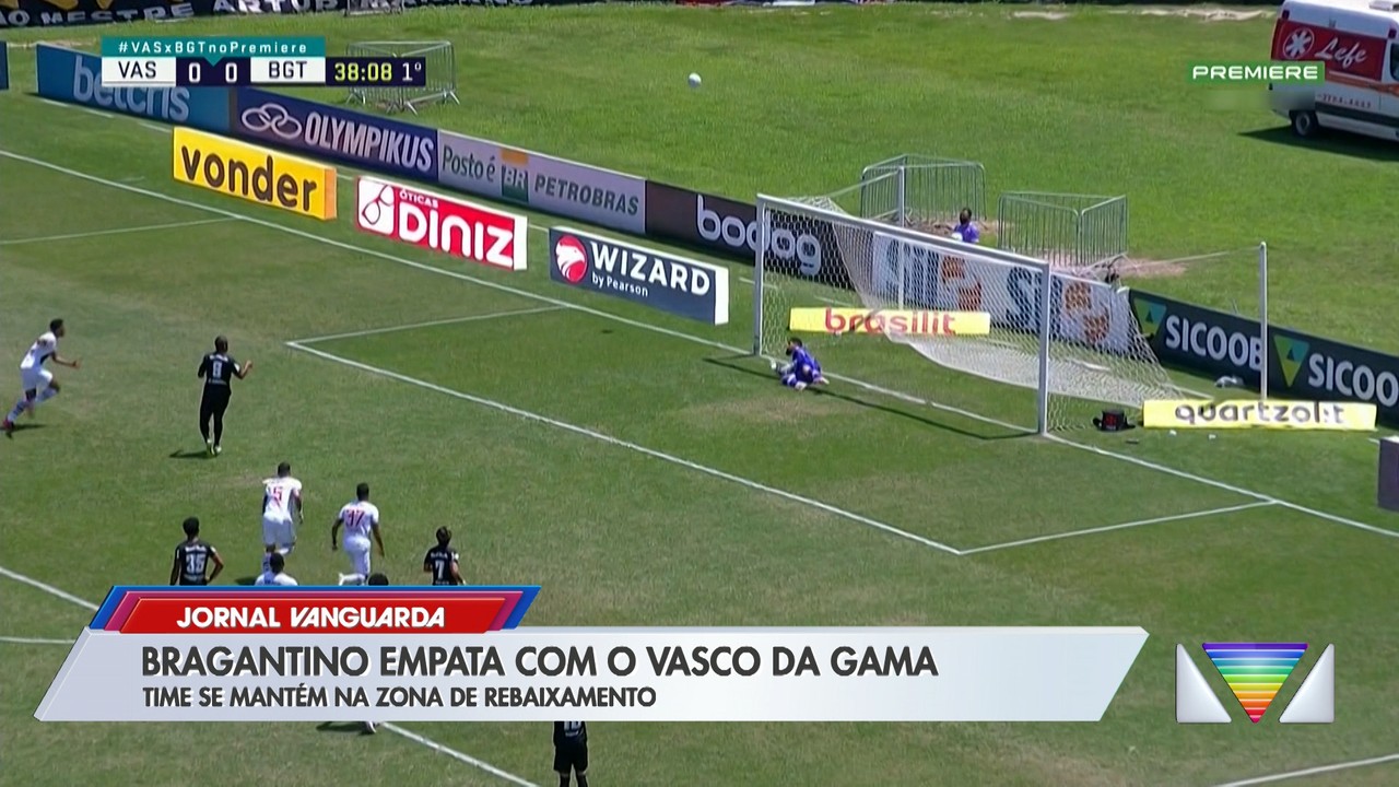 Bragantino empata com Vasco da Gama