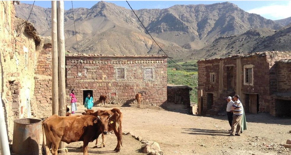 Aldeia de Idihr, no Marrocos — Foto: Liza Foreman/BBC