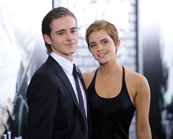 A atriz Emma Watson e seu irmão, Alex (Foto: Getty Images)