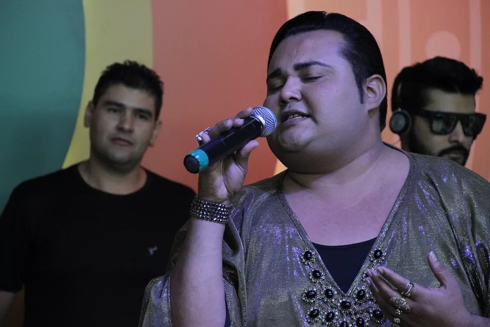 Altair Diniz era fã declarado da cantora Alcione  — Foto: Matheus Castro/Rede Amazônica