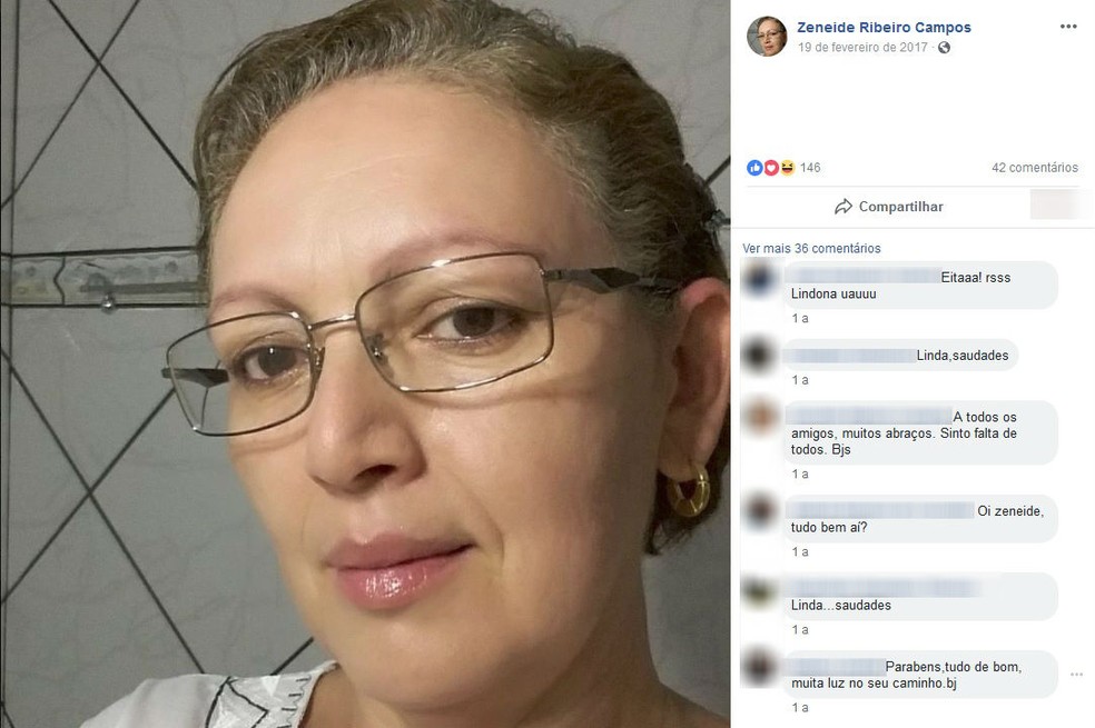 Professora universitÃ¡ria morreu em acidente em Ilha Solteira (SP) (Foto: ReproduÃ§Ã£o/Facebook)