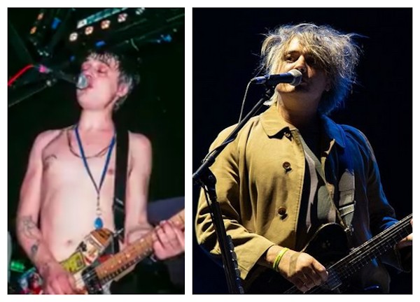 O músico Pete Doherty em foto do início da carreira e em registro mais recente (Foto: Instagram)