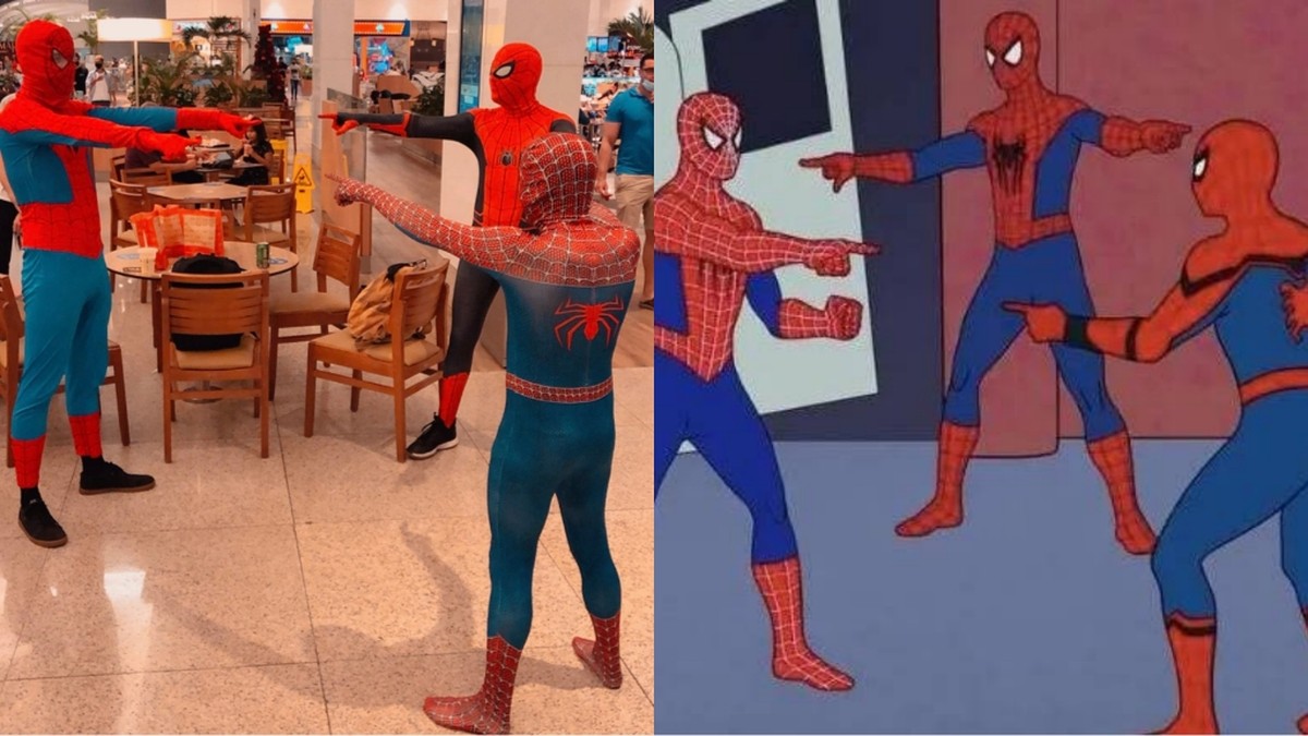 'Spider-Man: No Going Home'; fans go to the screening of the new film with the hero's costume and recreate a famous meme, in Fortaleza | Ceará