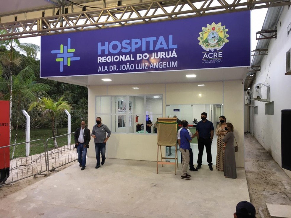 Hospital Regional do Juruá teve aumento no número de internações — Foto: Glédisson Albano/Rede Amazônica Acre