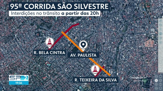 Ruas da região da Paulista começam a ser bloqueadas para São Silvestre