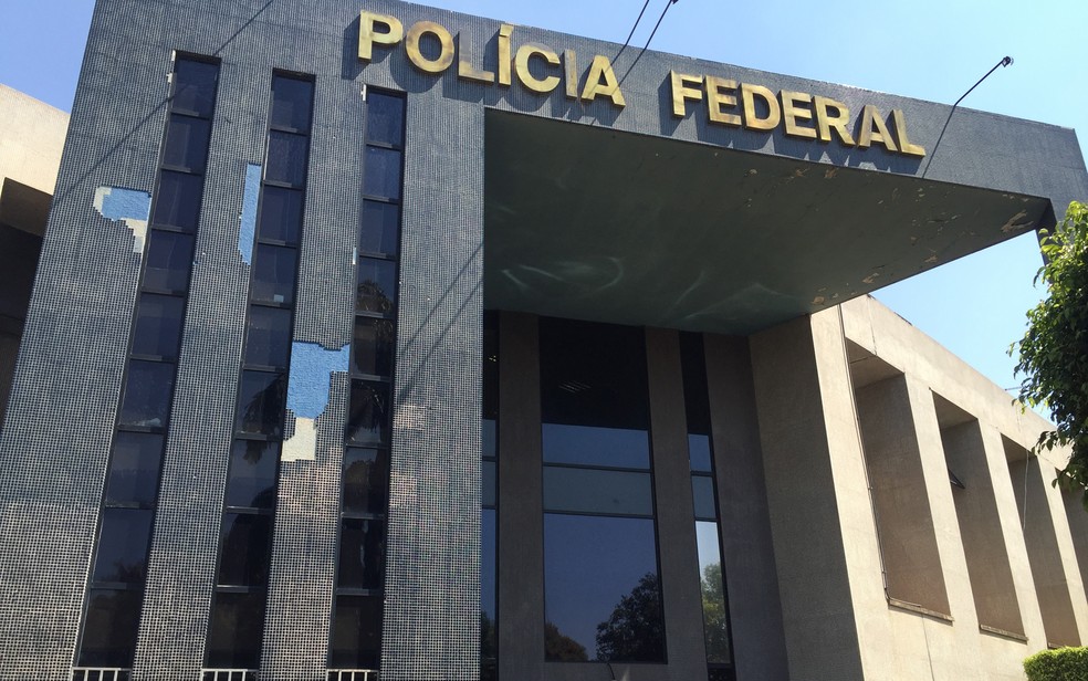 Fachada de prédio na Superintendência da Polícia Federal em Brasília — Foto: Gabriel Luiz/G1