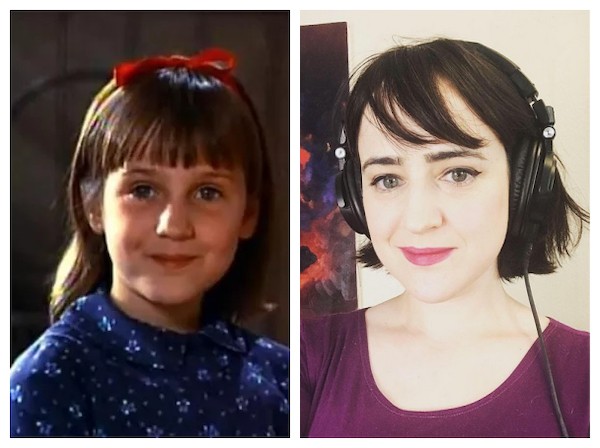 A atriz Mara Wilson tinha 9 anos quando estrelou Matilda (1996), hoje ela também trabalha como roteirista (Foto: Reprodução/Instagram)