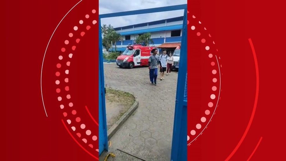 Ataques em escolas em Aracruz, Norte do ES  — Foto: Reprodução/Redes sociais