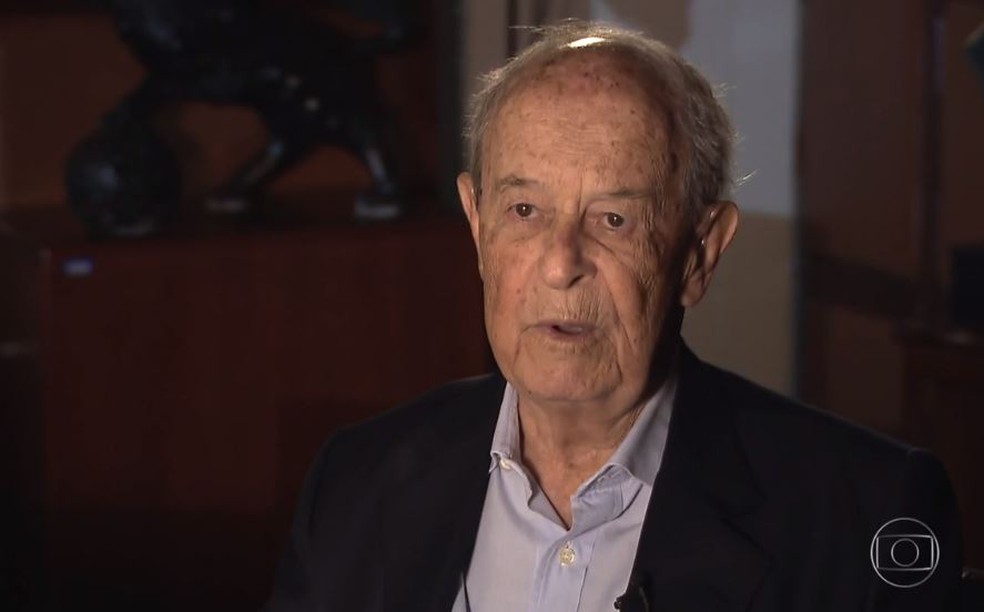 Aloysio de Andrade Faria, em entrevista à TV Globo Minas em 2017 — Foto: Reprodução