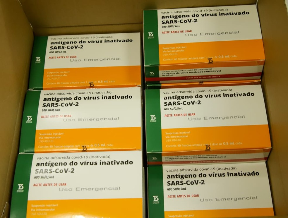Doses de vacina contra Covid-19 no Piauí — Foto: Divulgação/Sesapi