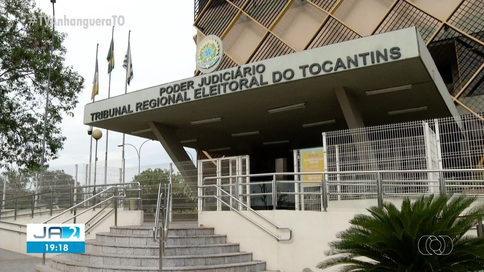 Tribunal Regional Eleitoral (TRE) do Tocantins — Foto: Reprodução/TV Anhanguera