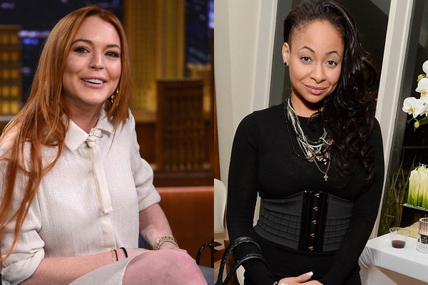 Lindsay Lohan e Raven Symone moraram juntas na adolescência, na época em que ambas eram estrelas da Disney (Foto: Getty Images)
