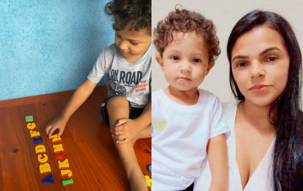 Aos 2 anos, menino de Votorantim (SP) sabe ler e fazer cálculos — Foto: Camila Brito/Arquivo pessoal