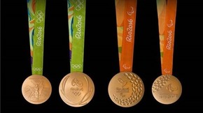 Medalhas de ouro devem conter pelo menos 6 gramas de ouro 24 quilates (Foto: BBC)