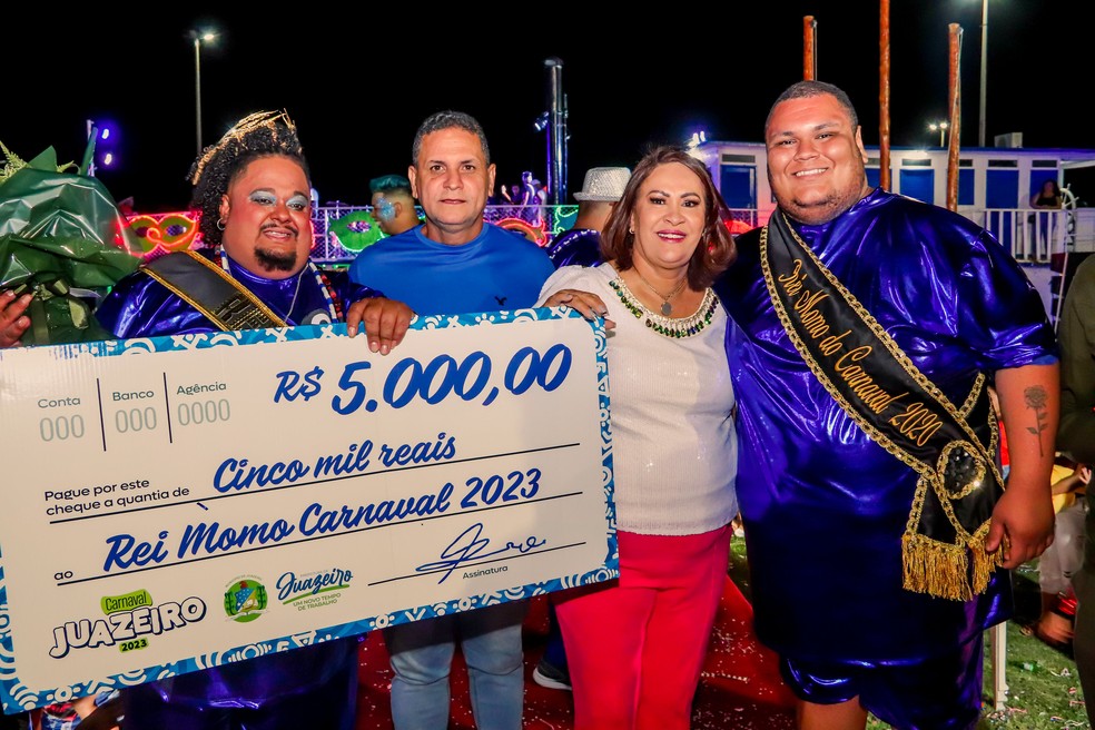 Vencedor do concurso de Rei Momo do Carnaval de Juazeiro é desclassificado — Foto: Ícaro Alexandre/ Ascom PMJ