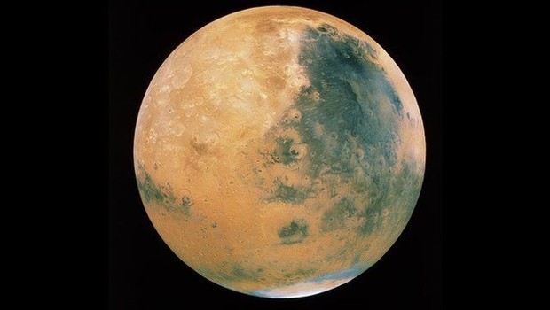 O interesse por Marte aumentou, com o envio de várias sondas de exploração e planos para uma viagem tripulada (Foto: SCIENCE PHOTO LIBRARY via BBC News Brasil)