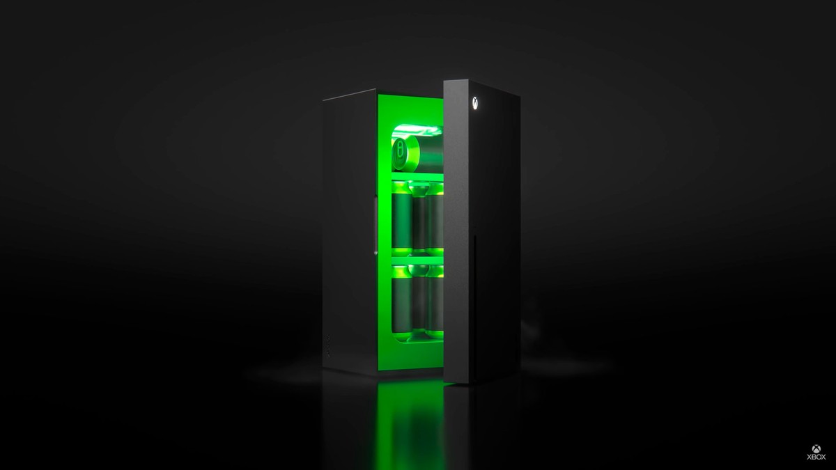 Frigobar com design do Xbox Series X é anunciado pela Microsoft após meme