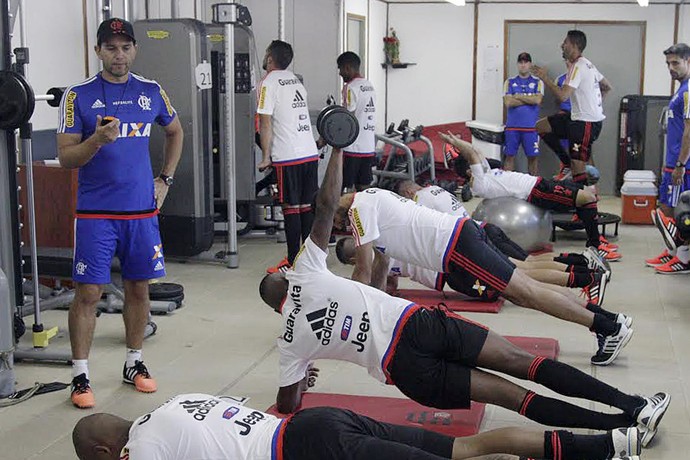 Rodrigo Poletto preparador físico Flamengo (Foto: Gilvan de Souza / Flamengo)