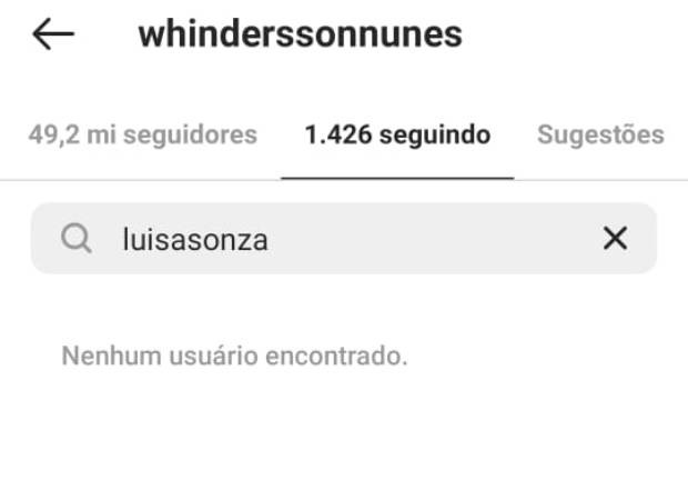 Whindersson Nunes não segue mais Luísa Sonza (Foto: Reprodução/Instagram)