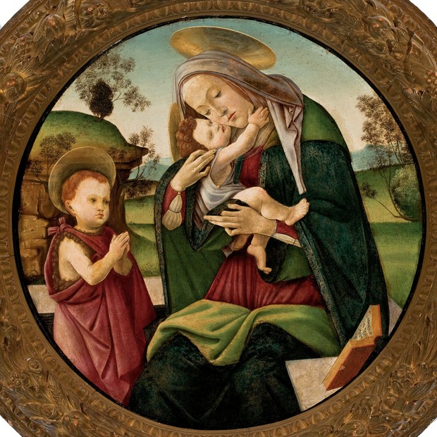 'Virgem com o menino e São João Batista criança', de Sandro Botticelli (Foto: Divulgação)