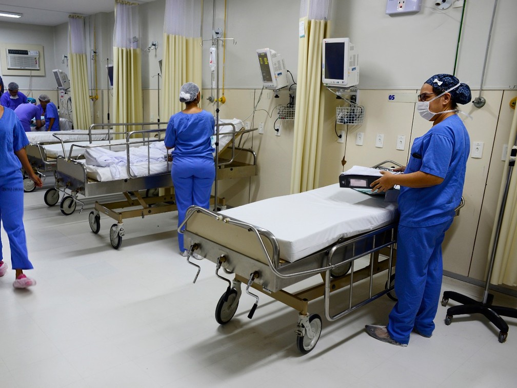 Leitos para Covid-19 em Natal. &mdash; Foto: C&iacute;cero Oliveira/Agecom/UFRN