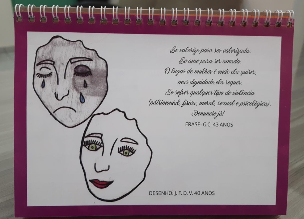 "Calendário da Vida" é produzido por presas da Penitenciária Feminina de Tupi Paulista (SP) — Foto: SAP