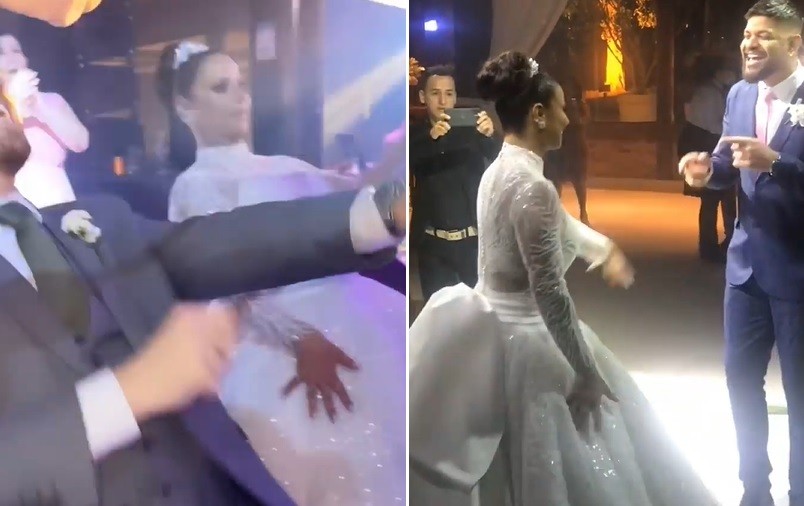 Viviane Araújo se diverte em pista de dança em casamento (Foto: Reprodução/Instagram)