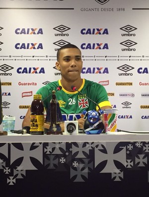 madson vasco coletiva (Foto: Isabella Pina / GloboEsporte.com)