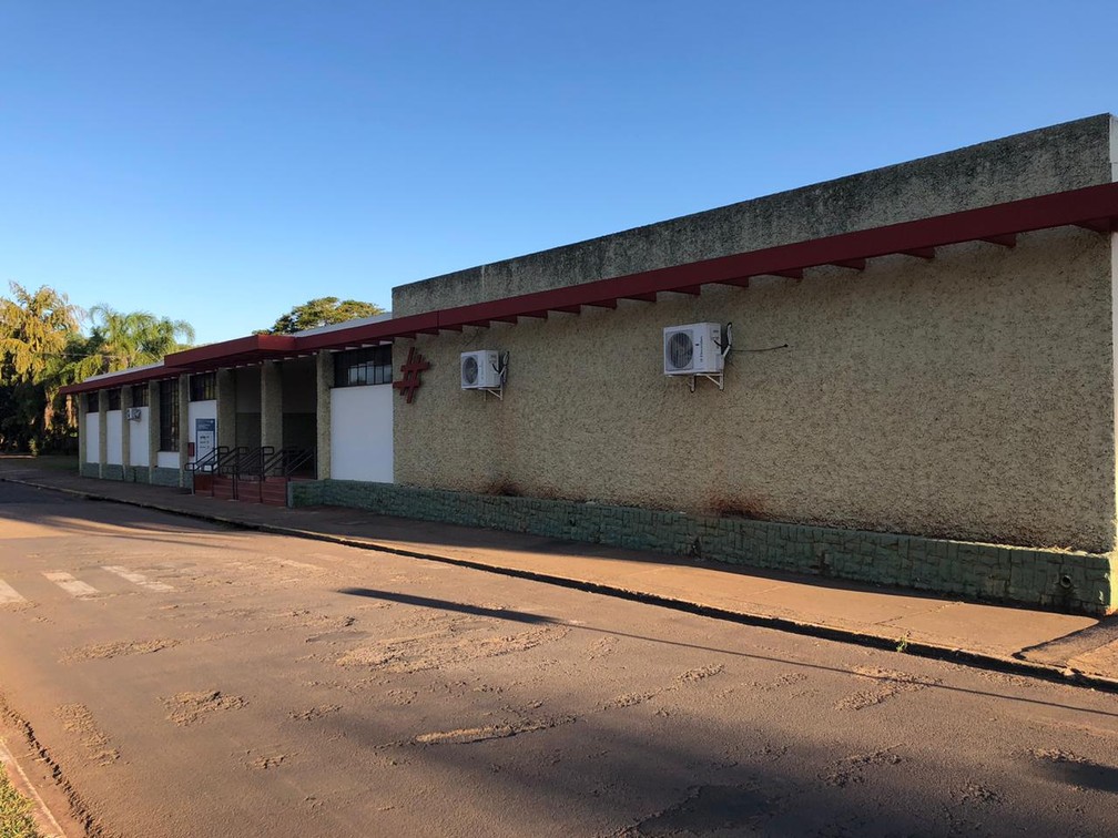 Local onde ficava a antiga Estação Ferroviária de Regente Feijó — Foto: Luís Augusto Pires Batista/TV Fronteira