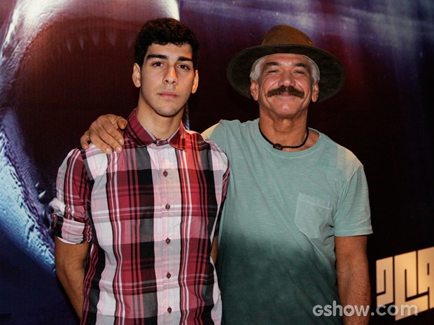 Jackson Antunes e o filho, José Vitor (Foto: Fábio Rocha/TV Globo)