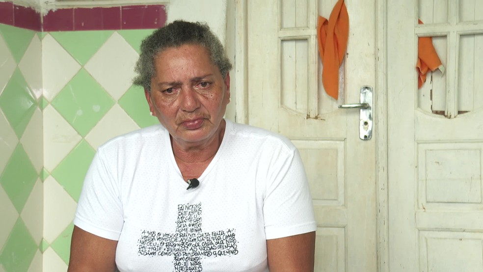 Claudete Pereira é mãe de jovem atropelada no Recife — Foto: Reprodução/TV Globo