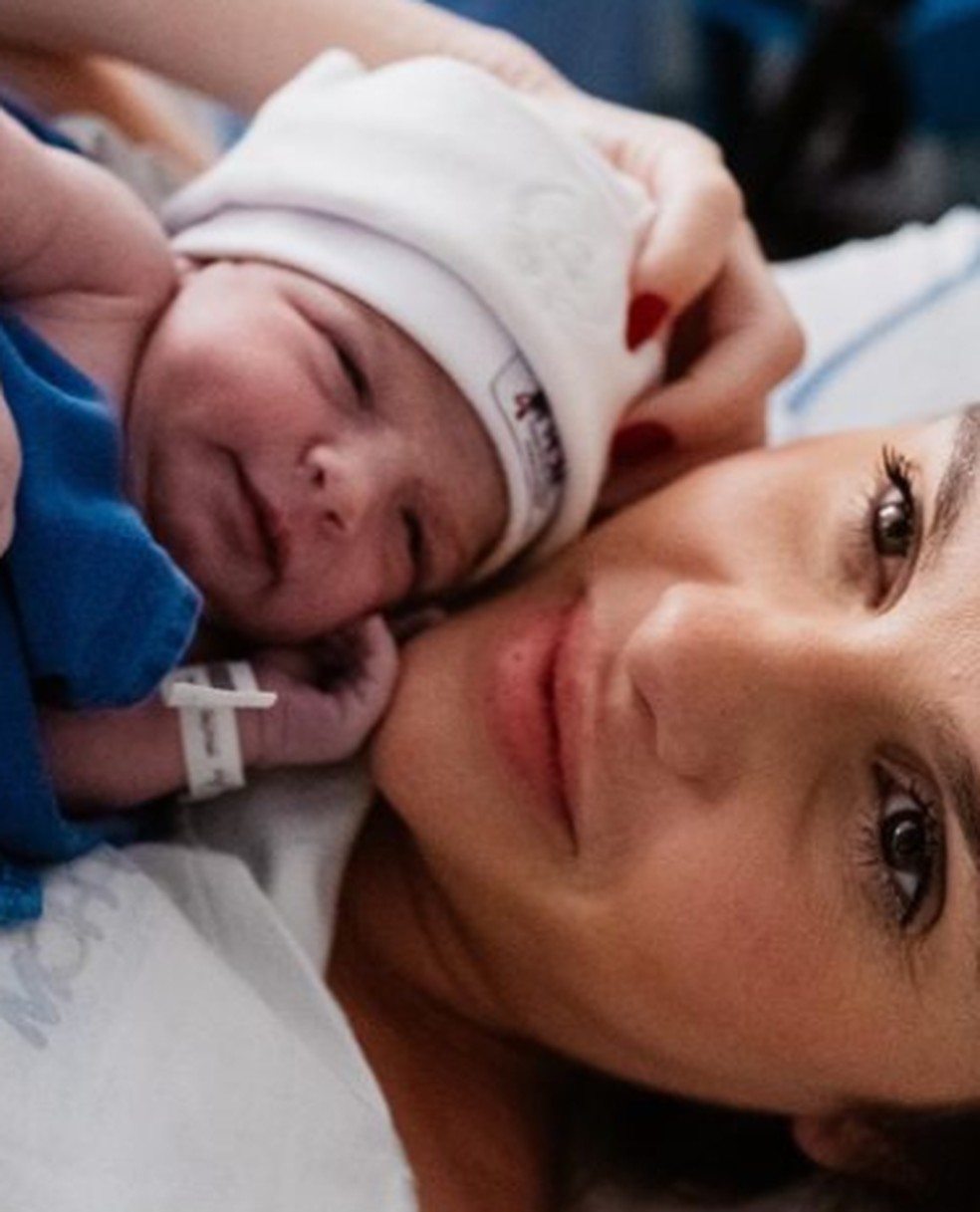 Brbara Evans d  luz Ayla  Foto: Instagram