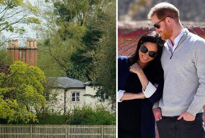Frogmore Cottage, a mansão instalada nos terrenos do Palácio de Windsor e que foi reformada pelo Príncipe Harry e pela atriz e duquesa Meghan Markle (Foto: Getty Images/Instagram)