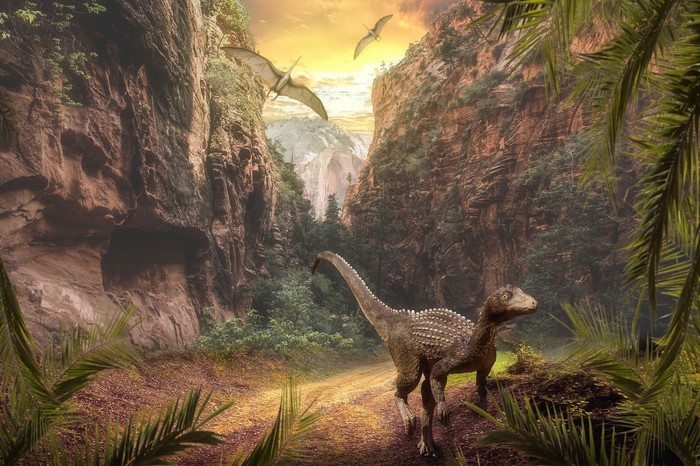 Mudanças ecológicas que contribuíram com a ascensão dos dinossauros ocorreram após atividade vulcânica há 230 milhões de anos  (Foto: Pixabay)