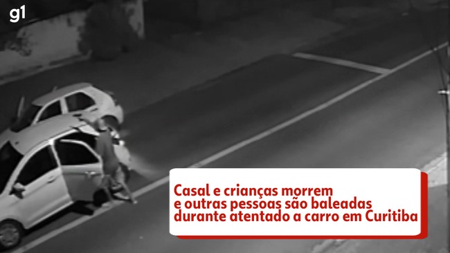 Casal e crianas morrem e outras pessoas so baleadas durante atentado a carro em Curitiba