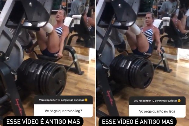 Juju Salimeni impressiona fãs ao fazer exercício de perna com 500 quilos